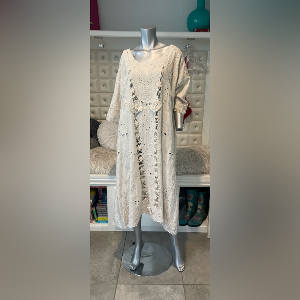 Magnolia Pearl French Linen Coronado Dress